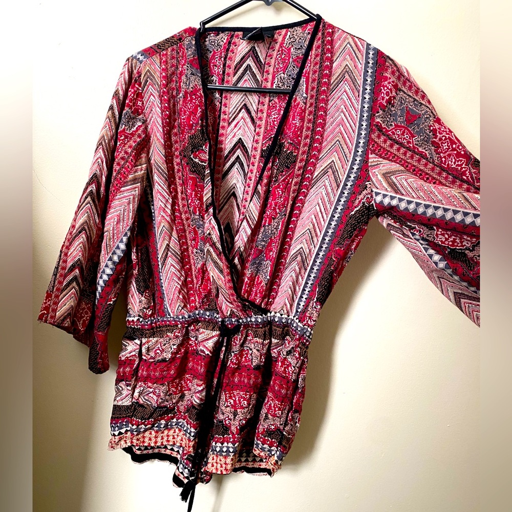 Long sleeve romper